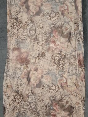 Whimsigoth | Floral Cherub Printed Maxi Skirt